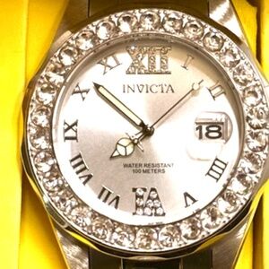WOMENS INVICT Swarovski Created Diamonds ENCRUSTED WATCH